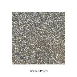 ⁦מגש זכוכית מהודר לחלה דגם "שבת ויום טוב"- כסף⁩ – תמונה ⁦4⁩