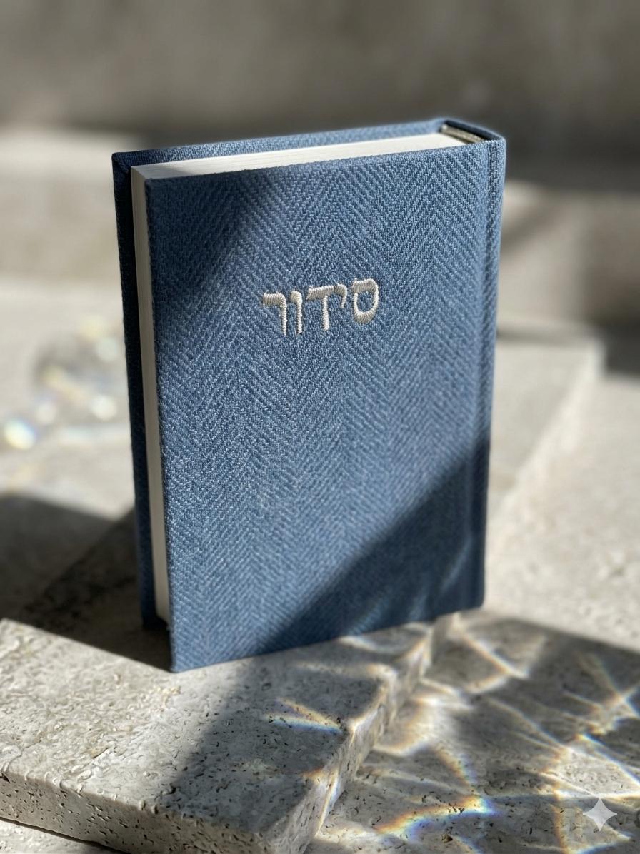 54bd3ac9-ab09-4d05-a068-f6135b5d0b19 סידור מבד טוויד- כחול עמוק – תמונה 1