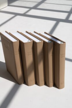 ⁦סט מחזורים דגם קרטייה- חום אדמה⁩ – תמונה ⁦4⁩