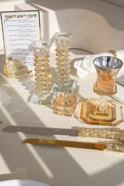 ⁦סכין סגולה לפרנסה- ציפוי זהב⁩ – תמונה ⁦4⁩